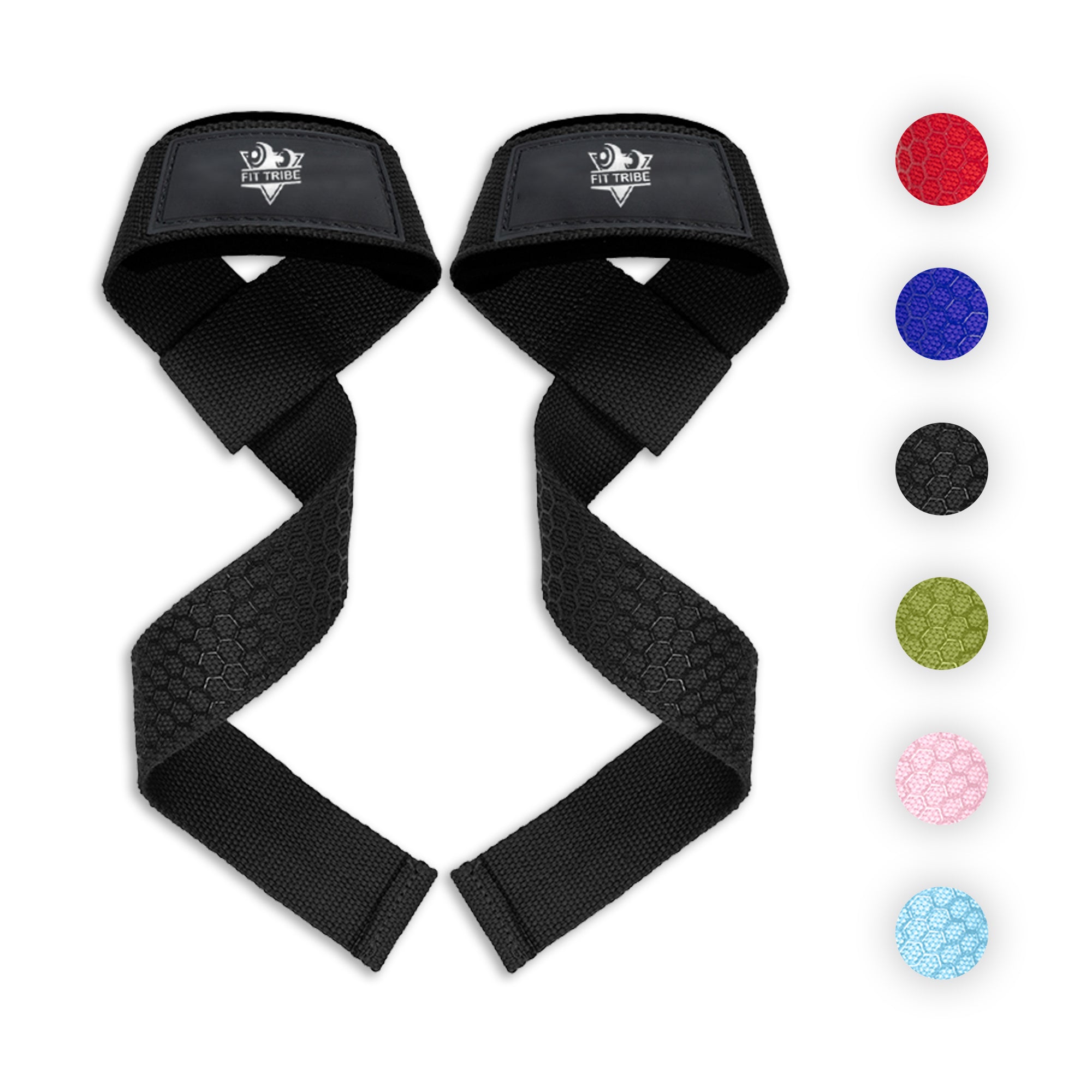 Neoprene Weight Lifting Straps for Men and Women - Adjustable Gym Wrist Support Straps for Powerlifting, Bodybuilding, Deadlifts, Shrugs, Rows - Durable Strength Training Accessories