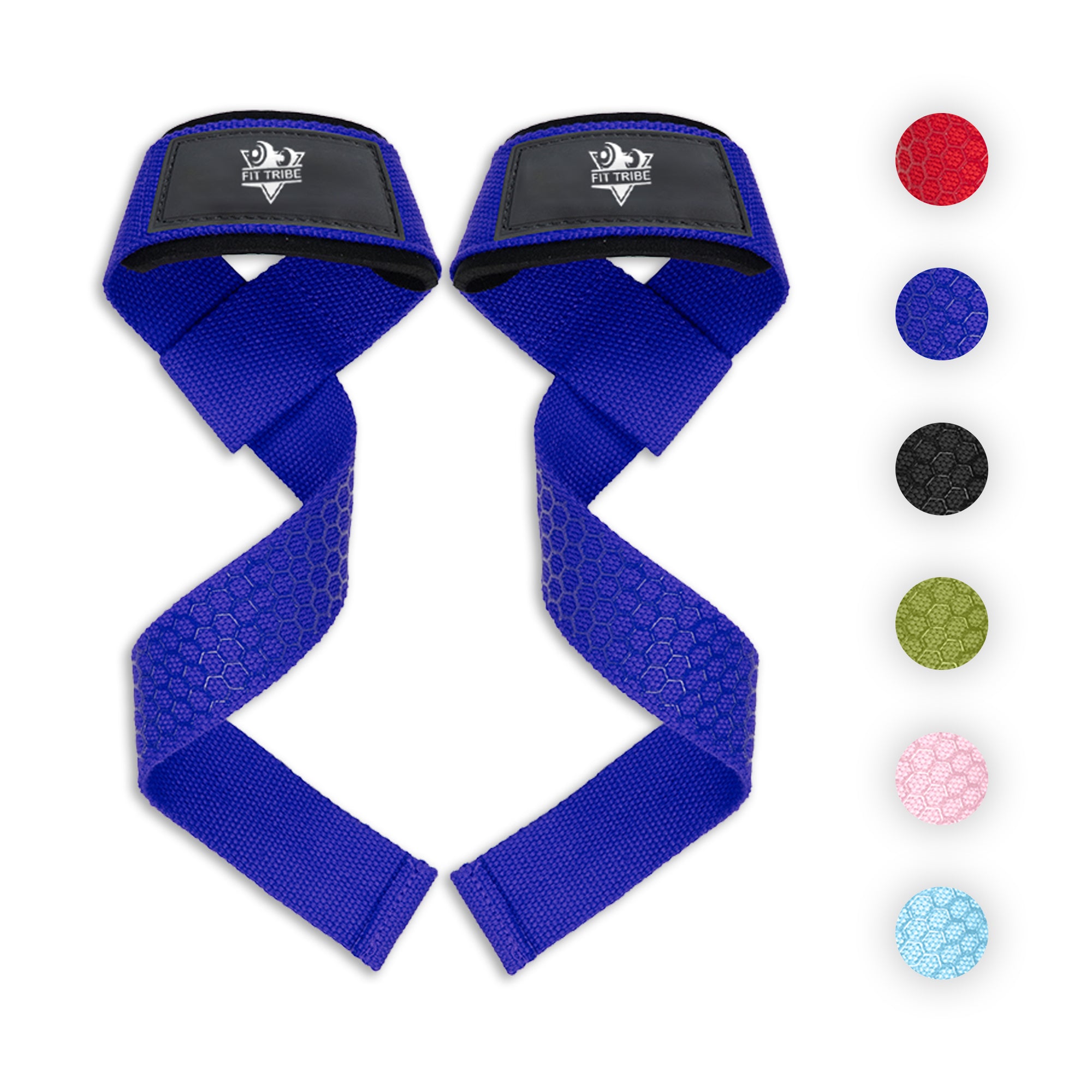 Neoprene Weight Lifting Straps for Men and Women - Adjustable Gym Wrist Support Straps for Powerlifting, Bodybuilding, Deadlifts, Shrugs, Rows - Durable Strength Training Accessories