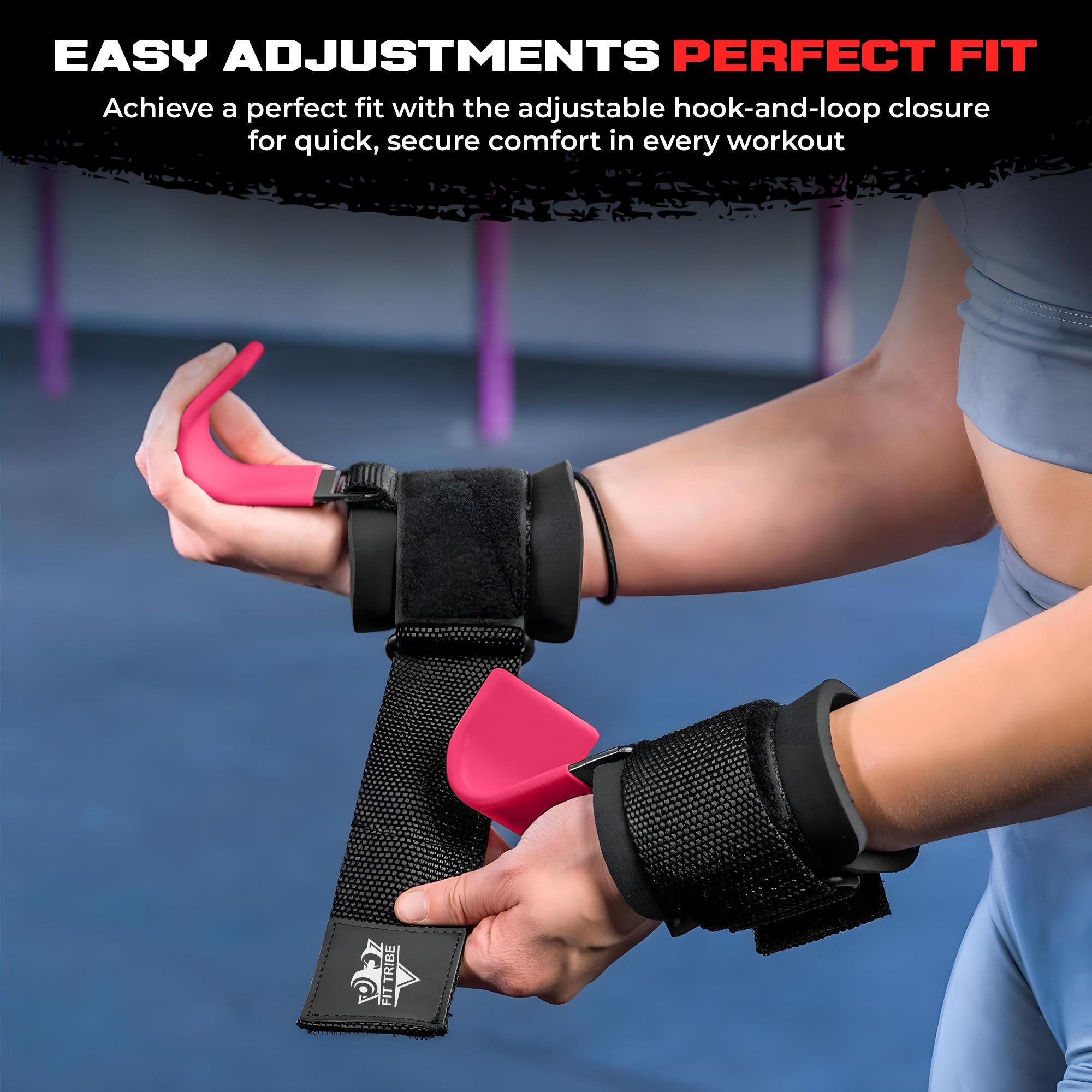 2pcs Weight Lifting Hooks - Heavy Duty Steel Gym Grips 540g with Non Slip Coating - Padded Wrist Support Straps - Perfect for Powerlifting, Deadlifts, Rows, Shrugs - Gym Accessories
