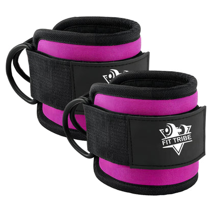 Ankle Straps for Resistance Training - Adjustable 310g Gym Straps for Cable Machines - Strengthen Glutes Hamstrings Thighs Calves - Workout Accessory for Men and Women