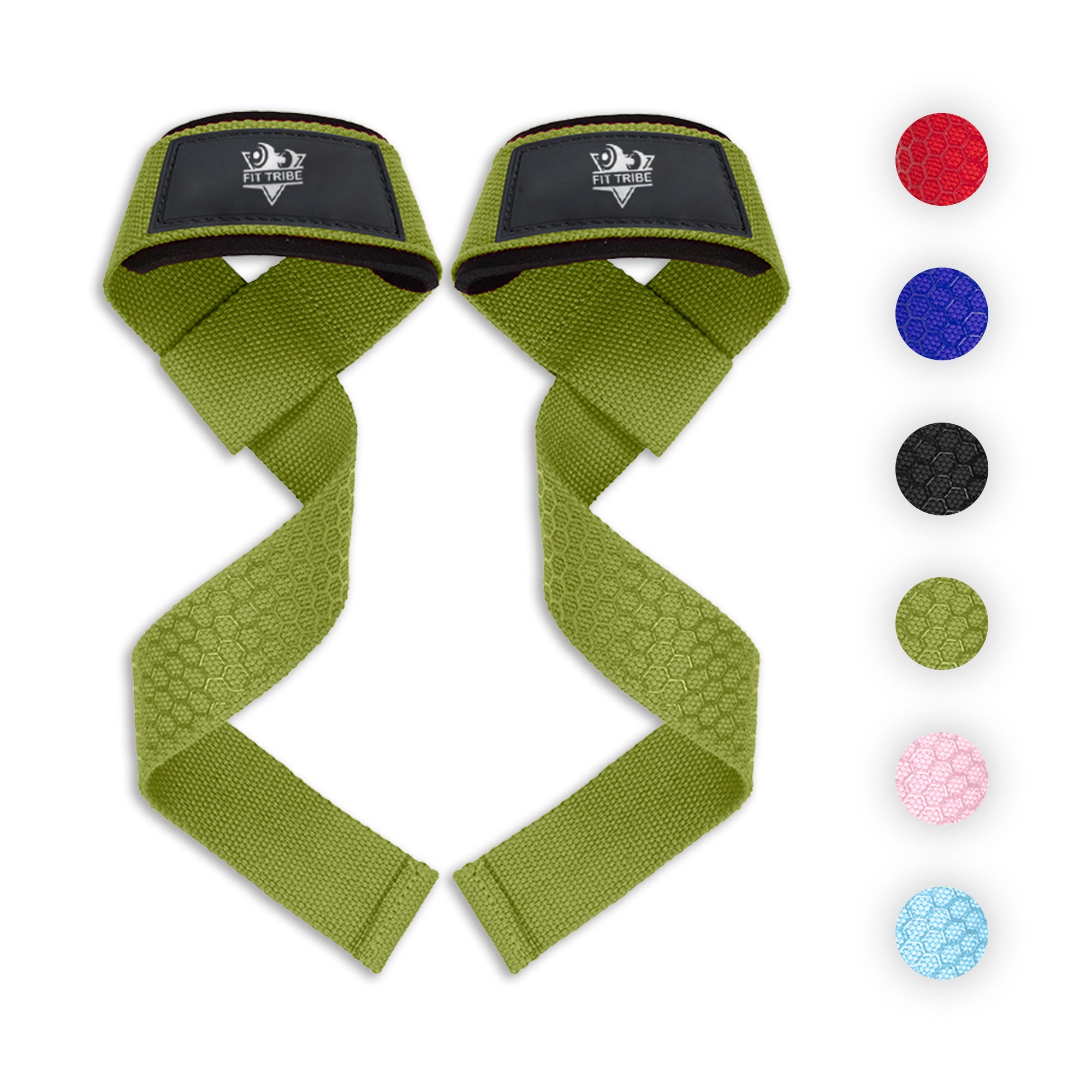 Neoprene Weight Lifting Straps for Men and Women - Adjustable Gym Wrist Support Straps for Powerlifting, Bodybuilding, Deadlifts, Shrugs, Rows - Durable Strength Training Accessories