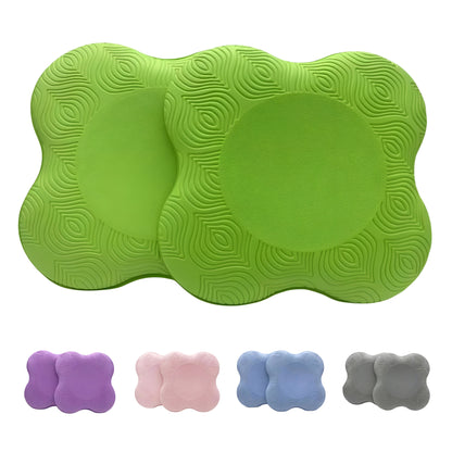 2PCS Yoga Knee Pads - Thick Foam Exercise Pads for Joint Protection - Non Slip Cushion for Knees Elbows Wrists and Hands - Lightweight Durable Workout Accessories for Pilates and Yoga