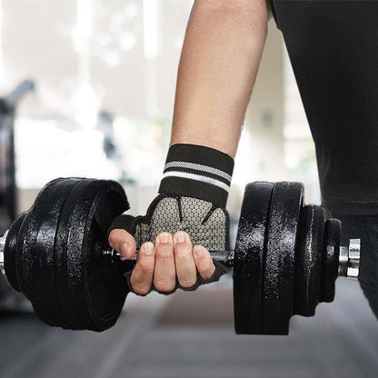 Workout & Weight Lifting Gloves, Non Slip Grip, Adjustable Wrist Support, Breathable Training Gloves for Men and Women, Lightweight Gym Gloves for Fitness and Home Workouts